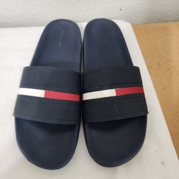 Tommy Hilfiger Blue Sandal Slide Mens 12 - Picture 4 of 6